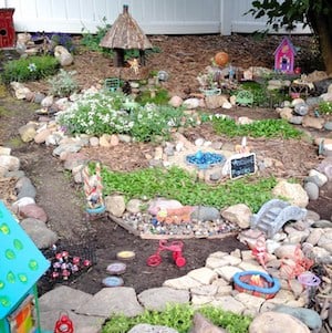 Large Backyard Fairy Village