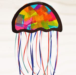 Suncatcher Jellyfish Kids Craft