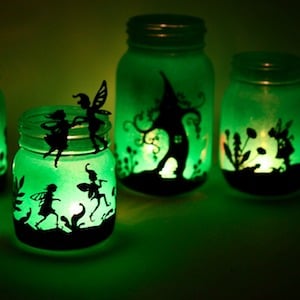 Fairy Lanterns from Mason Jars