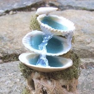 Shell Tiered Water Fountain