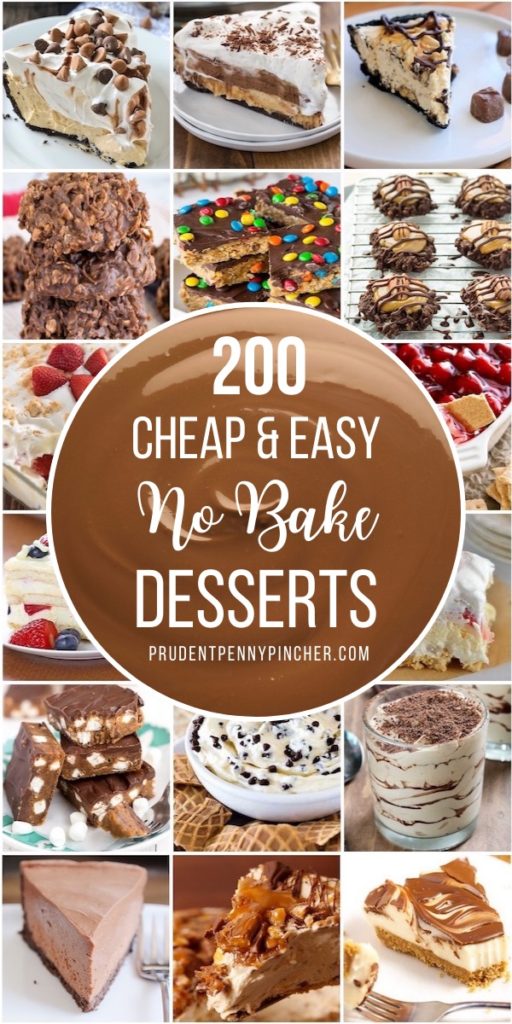200 Cheap and Easy No Bake Desserts Prudent Penny Pincher