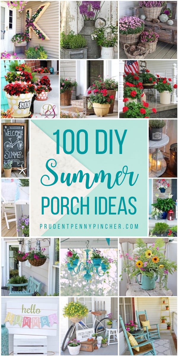 100 Diy Summer Front Porch Ideas Prudent Penny Pincher - Diy Front Porch Decorating Ideas
