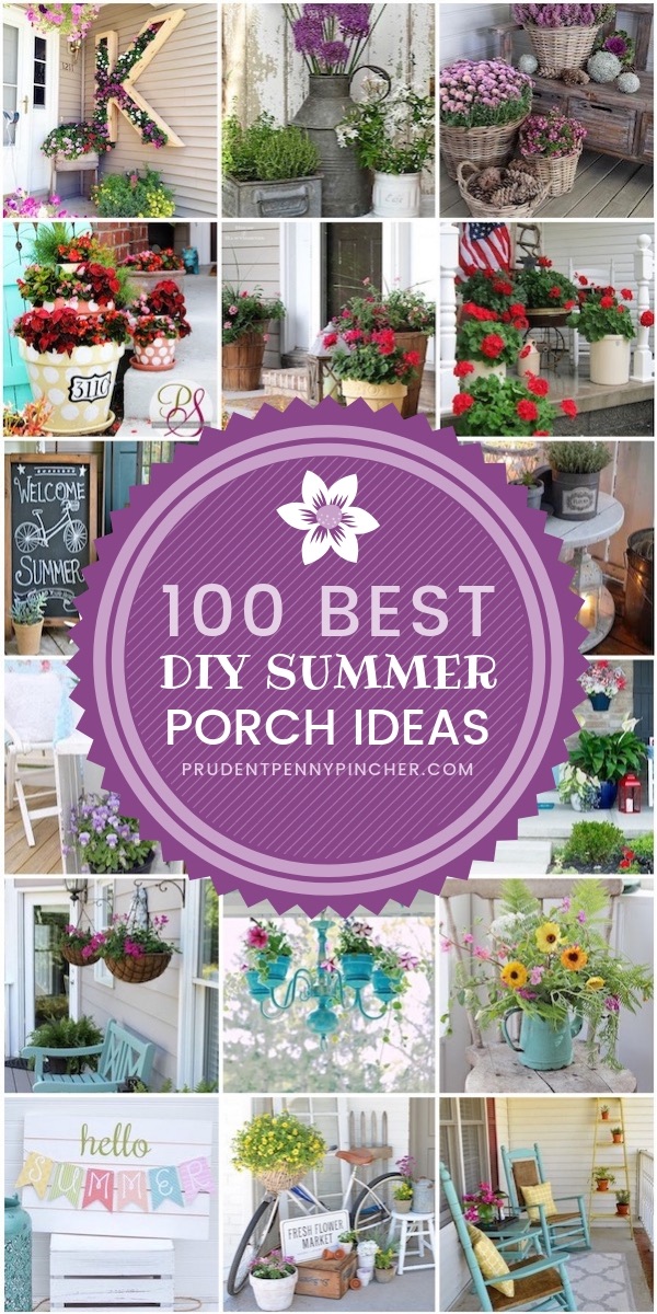 100 Diy Summer Front Porch Ideas Prudent Penny Pincher 100 Best Diy Summer Front Porch Ideas