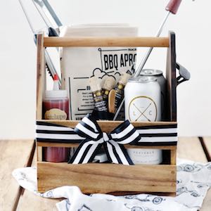 Cookout Kit gift basket idea for guys