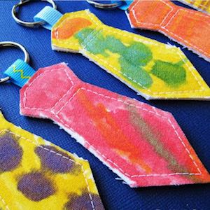 Necktie Key Ring Father’s day craft for kids