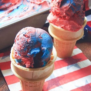 No Churn Patriotic Ice Cream