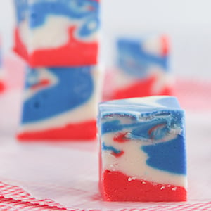 Tie Dye Fudge