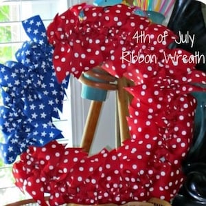 Ribbon Scrap Wreath