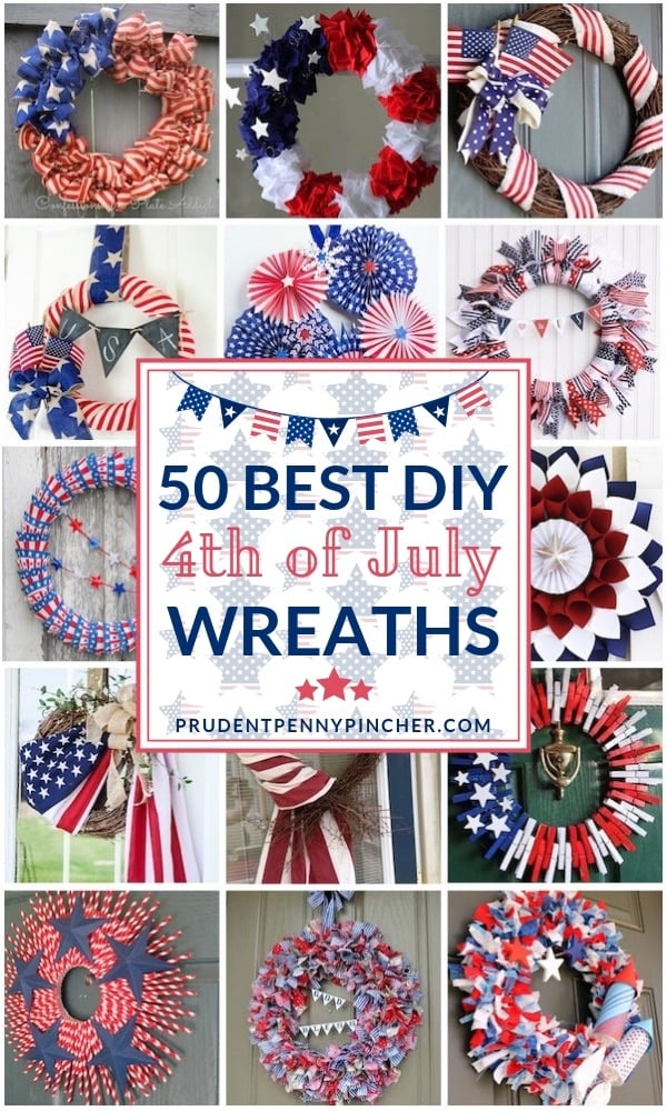 50 Best DIY 4th of July Wreaths
