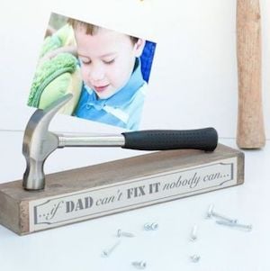  Hammer Photo Stand Father’s Day Gift