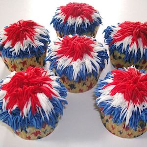 4th of July Firecracker Cupcakes dessert