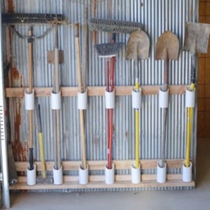 DIY garden Tool Storage Idea