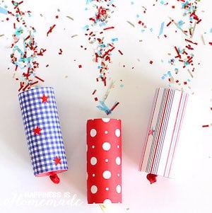 Confetti Poppers for the 4th of July 