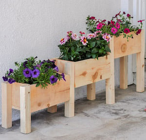 $10 DIY Tiered garden Planters