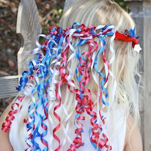 Patriotic Ribbon Crowns