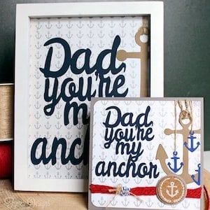 Anchor Picture Frame Art Father’s Day Gift