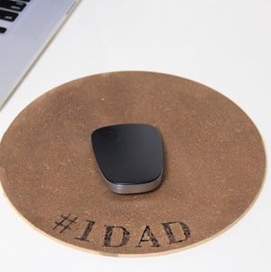 Engraved Wood Mousepad for Father's Day 