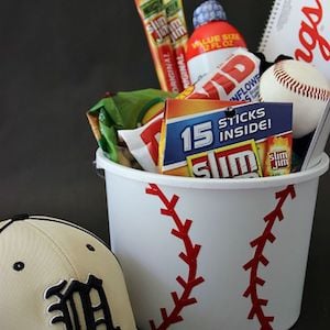 Sports Themed Gift Bucket