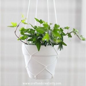 Macrame Hanging Potted Plant