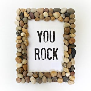 you rock Picture Frame Father’s day craft for kids