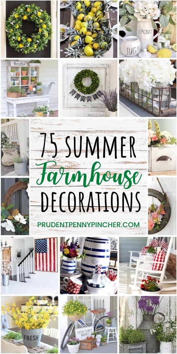 summer farmhouse decorations