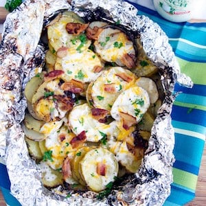 Bacon Ranch Grilled Potatoes