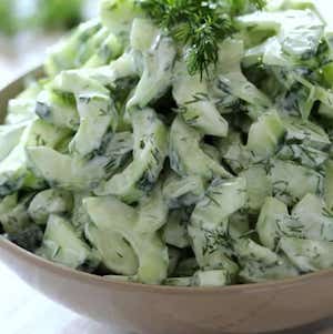 Creamy Cucumber Salad