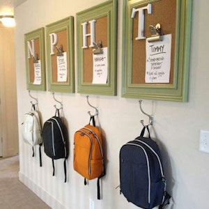 DIY Organization: 24 Back to School Command Center Ideas