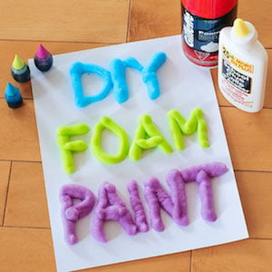 DIY Foam Paint