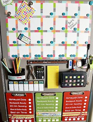 DIY Organization: 24 Back to School Command Center Ideas