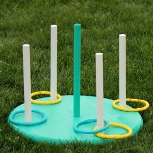 DIY Ring Toss Backyard Game