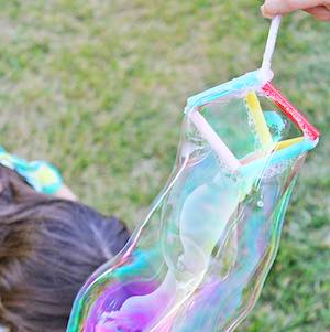 Tensile Bubbles summer activity for kids