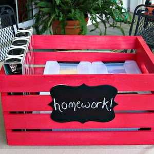 24 DIY Back to School Organization Ideas for Homework