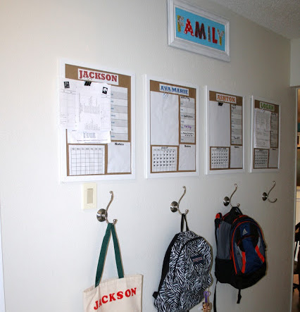 DIY Organization: 24 Back to School Command Center Ideas