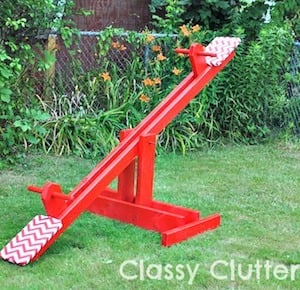 DIY Seesaw for Kids