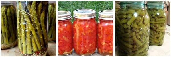 Canning Recipes for Vegetables