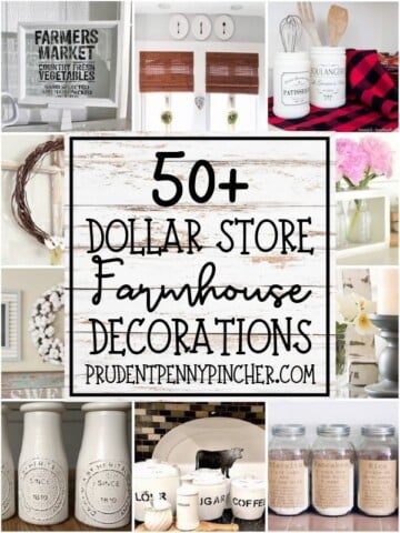 100 DIY Farmhouse Kitchen Decor Ideas - Prudent Penny Pincher