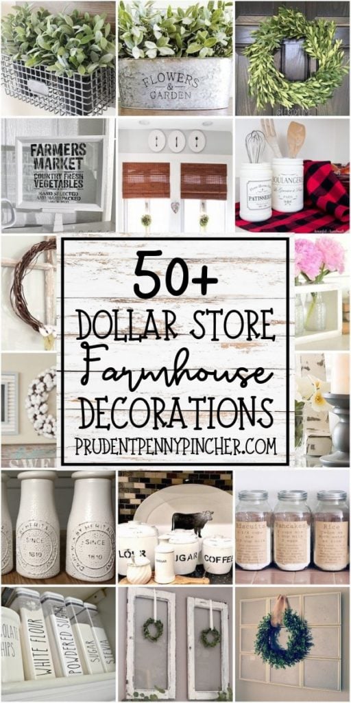 50 DIY Dollar Store Farmhouse Decorations
