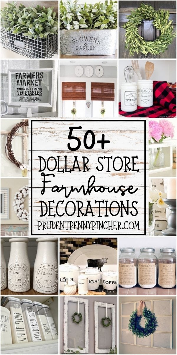 50 DIY Dollar Store Farmhouse Decorations 