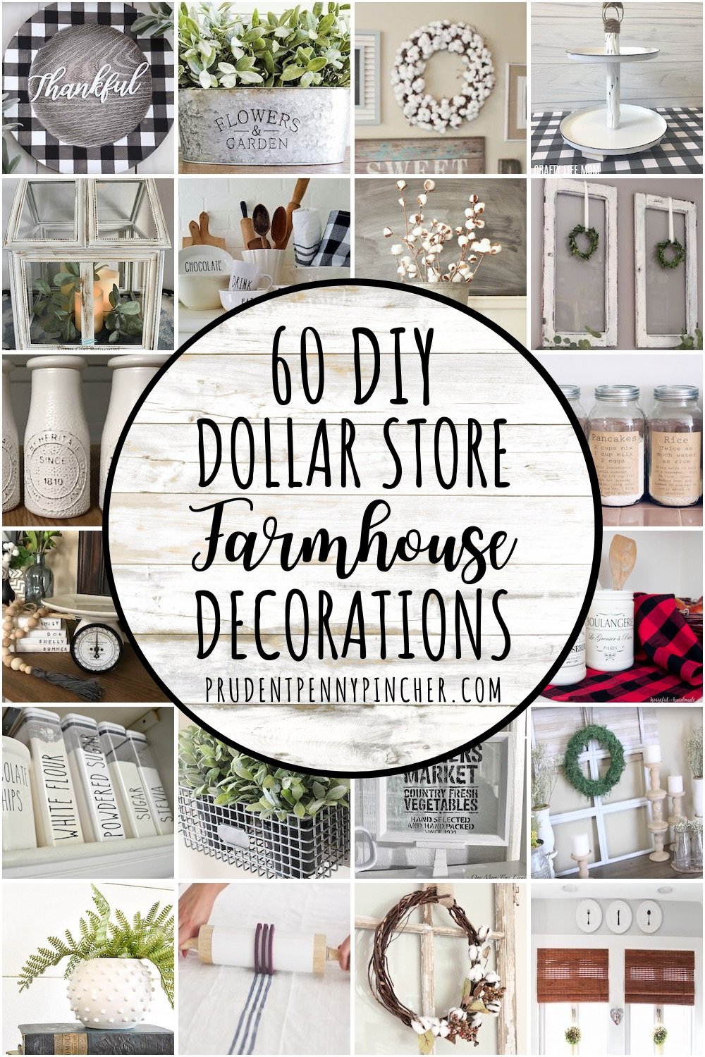 100 DIY Farmhouse Kitchen Decor Ideas - Prudent Penny Pincher