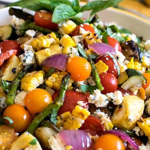 Grilled Summer Vegetable Salad bbq side dish