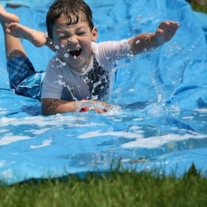 Easy Homemade Water Slide