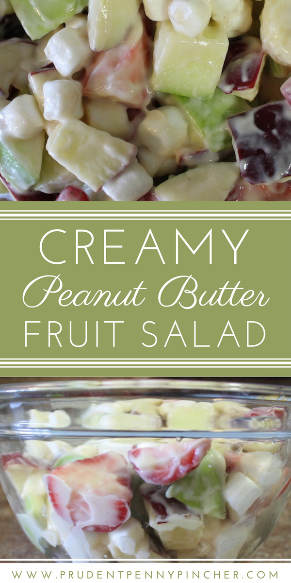 Creamy Peanut Butter Fruit Salad