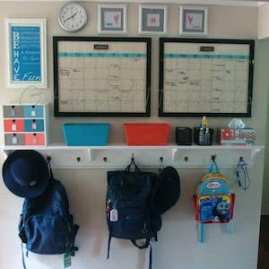 DIY Organization: 24 Back to School Command Center Ideas