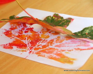Fall Leaf Prints 
