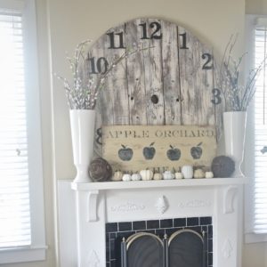 Neutral Fall Mantel idea