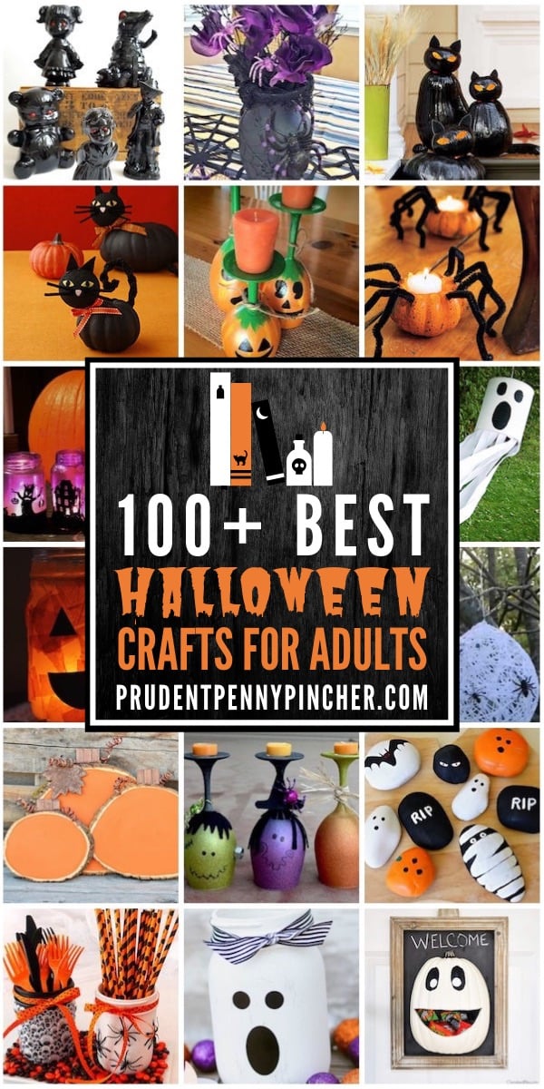 100 Best Halloween Crafts for Adults - Prudent Penny Pincher