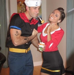 Popeye & Olive Couples Halloween Costume