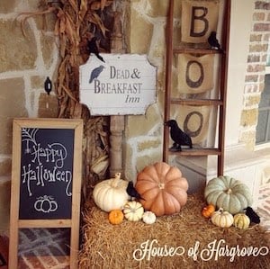 Dead Breakfast Inn  halloween porch decor