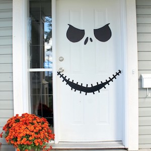 Jack Skellington Halloween Door decoration